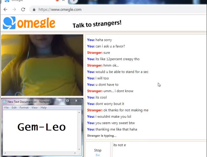 Preview – Omegle Gem-Leo Teen With Leopard Bra