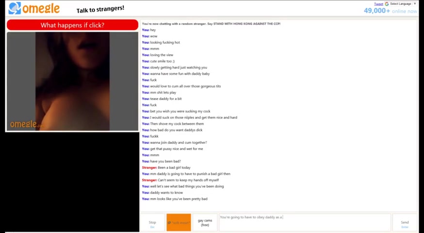 Omegle Porn: Bad Girl