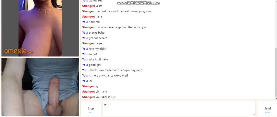 Omegle Porn Big Tits Indian shows off for huge cock