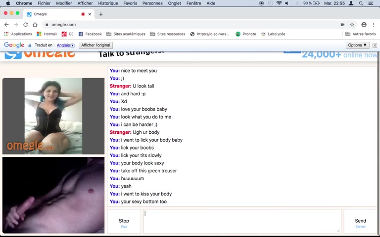 Omegle Porn Blue hair