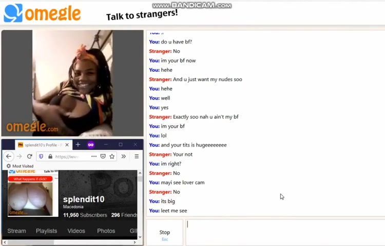 Omegle Porn: Cute Teen big tits