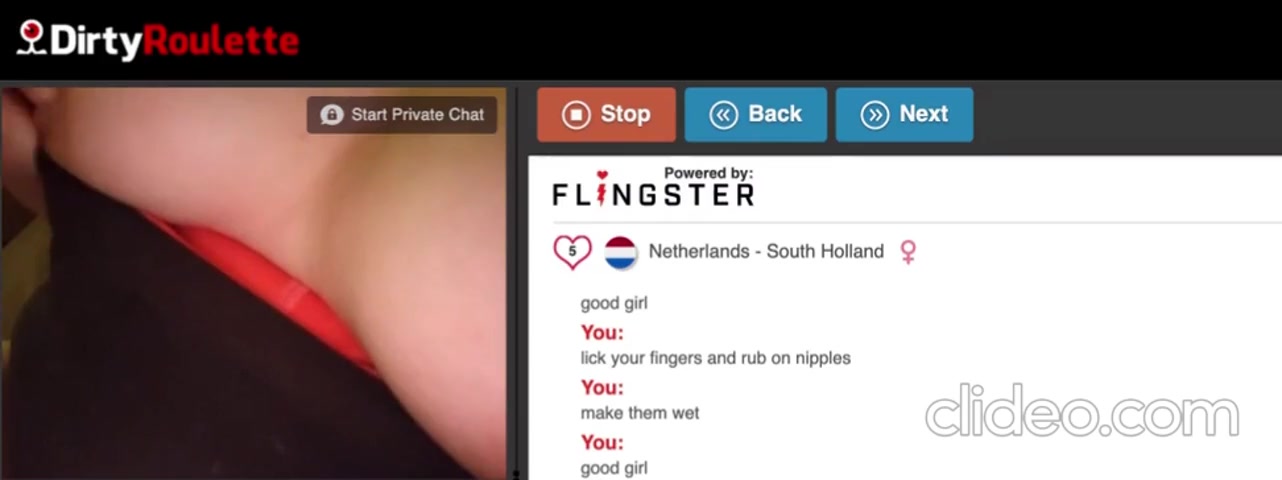 Omegle Porn DirtyRoulette Dripping wet pussy orgasm