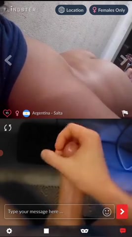 Omegle Porn Flingster Cumming for Hot Argentinian Babe