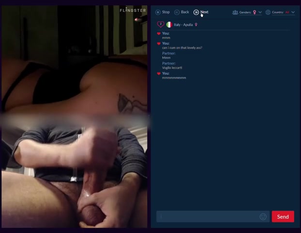 Omegle Porn Flingster Italian Babe Loves my Fat Cock