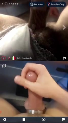 Omegle Porn Flingster Teen Pretends Tube is My Cock