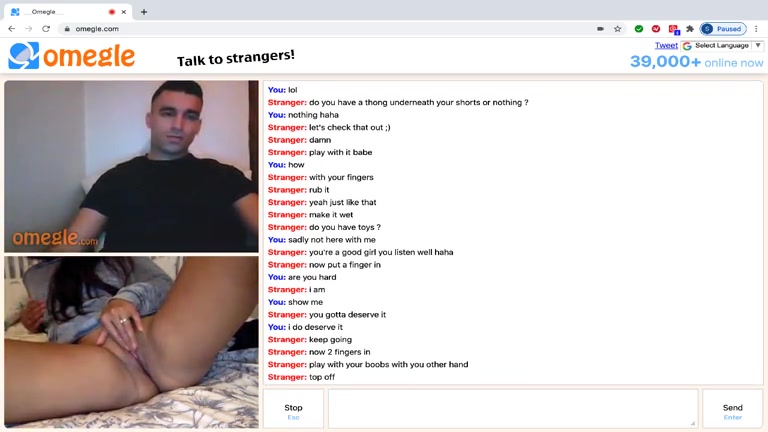 Omegle Porn Girl Persuaded To Masturbate