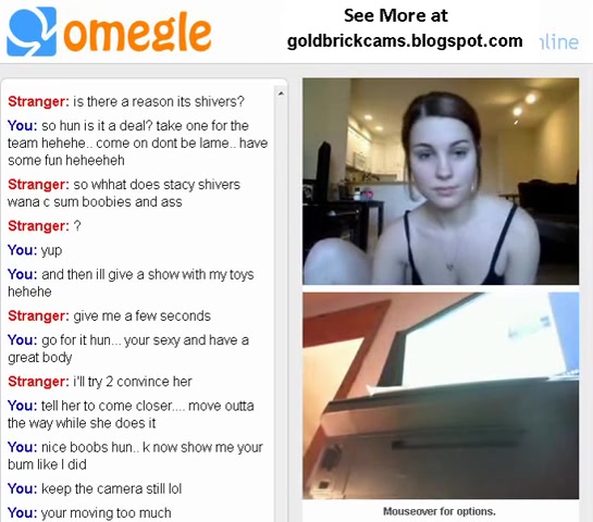 Omegle Porn – Hot amateur shows pussy on webcam