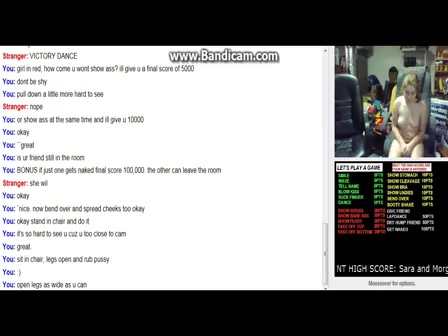 Omegle Porn Points Game – Sarah and Morgan (part 2 of 4).mp4