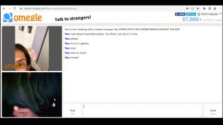 Omegle Porn RobeMan Cum 2 (Girl In Glasses Loves Cum)