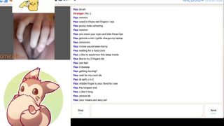 Omegle Porn: Slut does her Master’s bidding