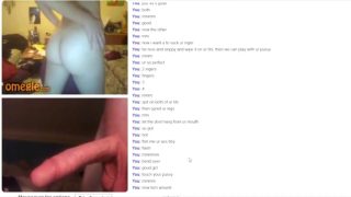 Omegle Porn Submissive Cutie Plays For Cum