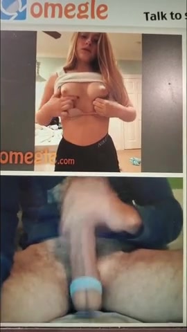 Omegle Porn babe seduced by dick