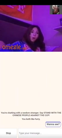 Omegle Porn chick asks – wanna masturbate with me?