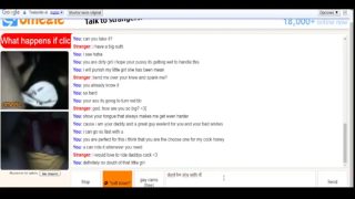 Omegle Porn cute teen masterbates for big cock