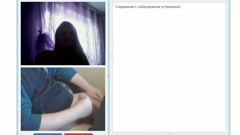 Omegle Porn flash and cum