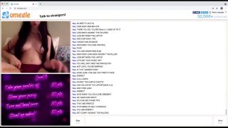 Omegle Porn girl can’t resist playing with her pussy