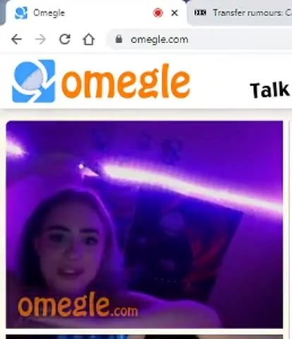 Omegle Porn girl cock shocked (sound)