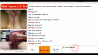 Omegle Porn girl finger pussy