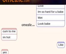 Omegle Porn girl masturbate with toy part2 cumshot end