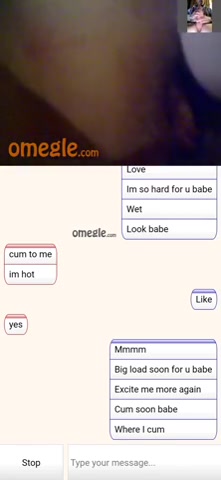 Omegle Porn girl masturbate with toy part2 cumshot end