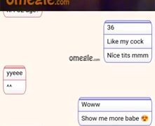 Omegle Porn girl masturbating with toy part1