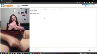 Omegle Porn girl self worship her feet for stranger