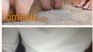 Omegle Porn girls feet and ass