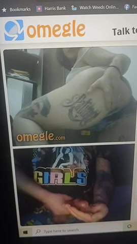 Omegle Porn hot latina teen flash tits n ass for cum