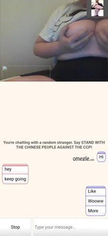 Omegle Porn nice tits