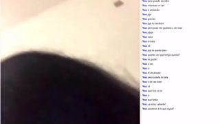 Omegle Porn omchater latina talking and masturbating