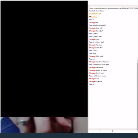 Omegle Porn omchater sexy girl masturbates