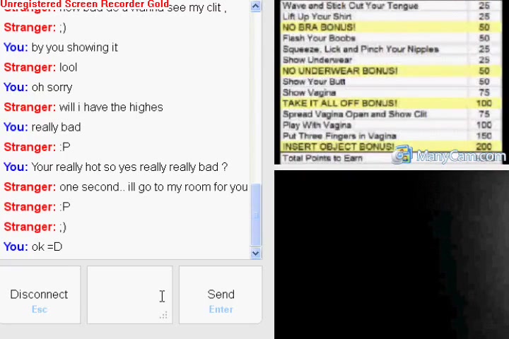 Omegle Porn point game