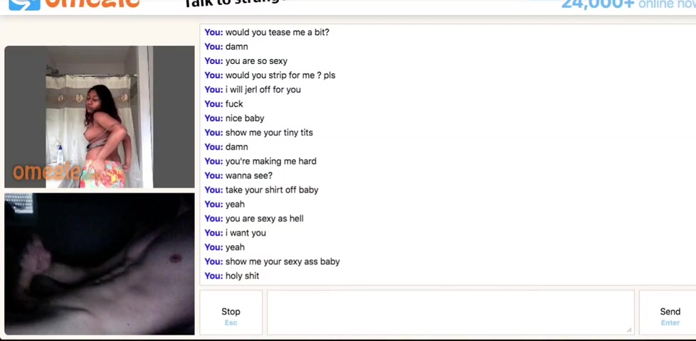 Omegle Porn shy teen