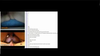 Omegle Porn slut Sophia play the game and watch porn