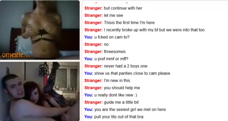 Omegle Porn sluts showing their goods