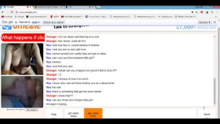 Omegle Porn teen likes big cock