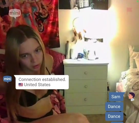 Omegle Porn teenage slut