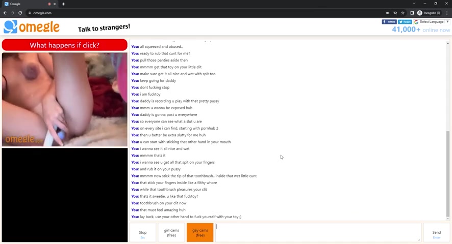 Omegle Porn with sound teen moaning