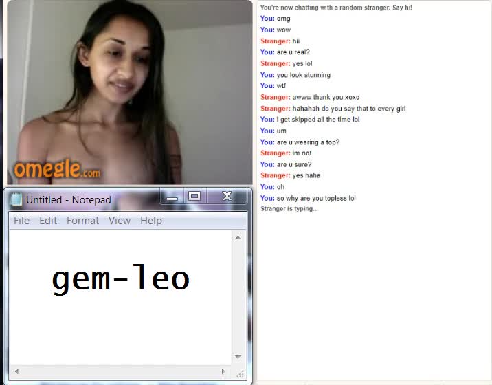 Preview – Omegle Skinny Indian Teen Gets Naked (gem_leo)