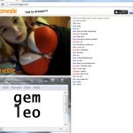 Omegle girl shows off new bra