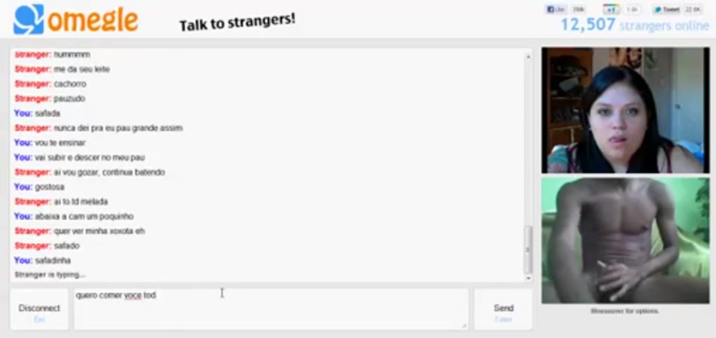 PLaying with girl on Omegle Porn