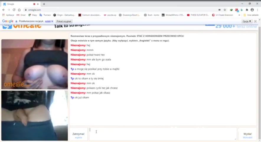 Polish omegle girl strips