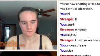 Pretty teen loves Big cock on omegle