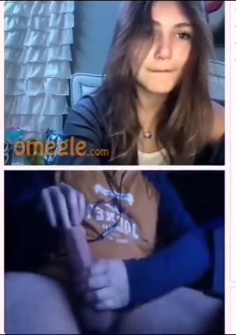 Reluctant omegle girl admits cock is delicious