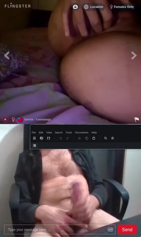 Sexy Samoan teen on omegle makes me cum