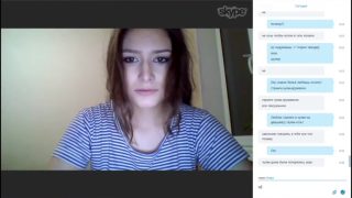 Skype GF gets naughty