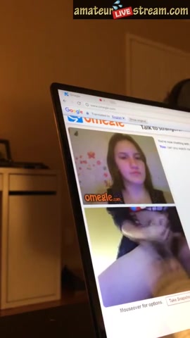 WTF. watching a recording of a recording of Omegle Porn