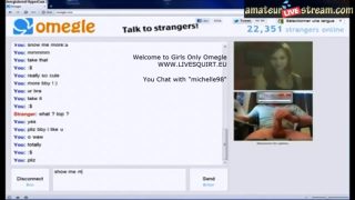 Young strangers playing on Omegle Porn