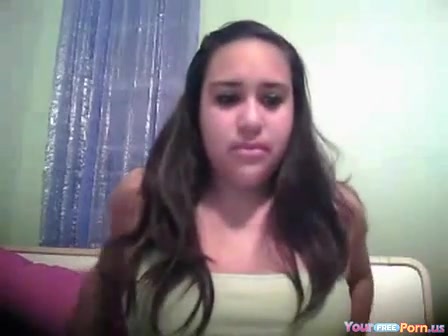 hot chubby teen on webcam