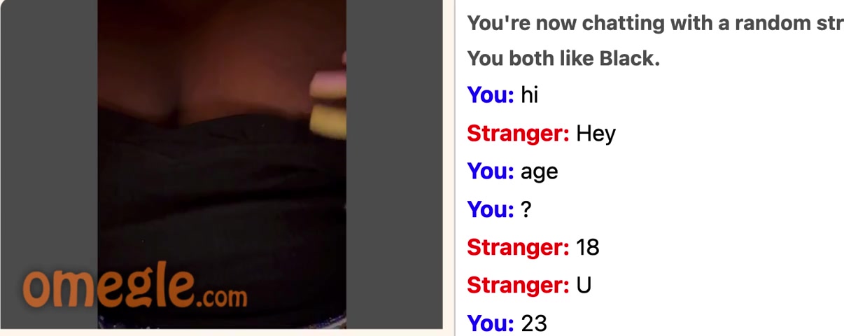 omegle big tits ebony pt1